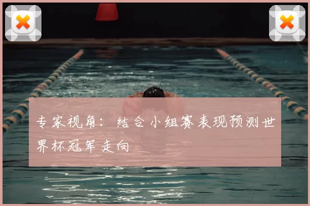 专家视角：结合小组赛表现预测世界杯冠军走向