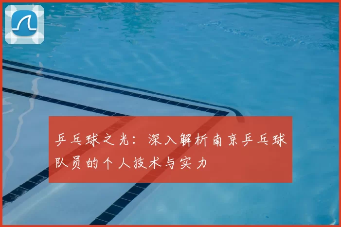 乒乓球之光：深入解析南京乒乓球队员的个人技术与实力