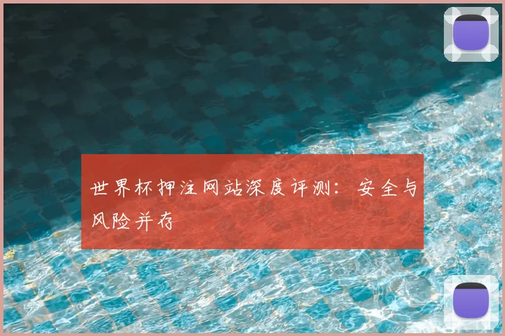 世界杯押注网站深度评测：安全与风险并存